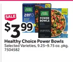 Stop&Shop Healthy Choice Power Bowls offer