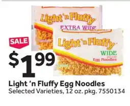 Stop&Shop Light'n Fluffy Egg Noodles offer