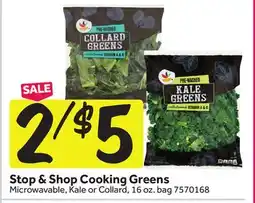 Stop&Shop Stop & Shop Cooking Greens offer