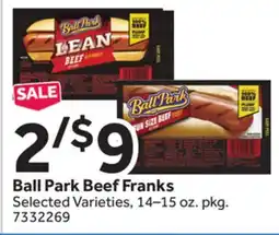 Stop&Shop Ball Park Beef Franks offer