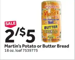Stop&Shop Martin's Potato or Butter Bread offer