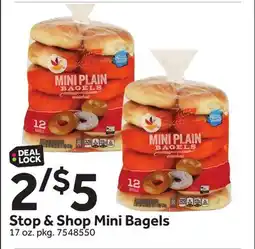 Stop&Shop Stop & Shop Mini Bagels offer