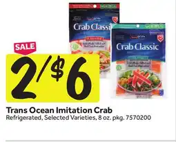 Stop&Shop Trans Ocean Imitation Crab offer
