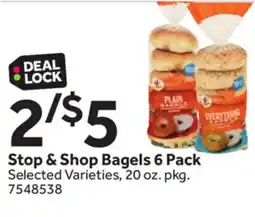 Stop&Shop Stop & Shop Bagels offer