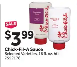 Stop&Shop Chick-Fil-A Sauce offer