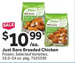 Stop&Shop Just Bare Breaded Chicken offer
