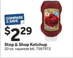 Stop&Shop Stop & Shop Ketchup offer