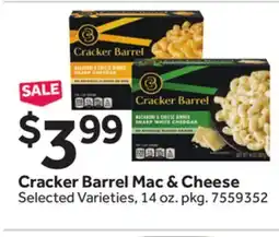 Stop&Shop Cracker Barrel Mac & Cheese offer