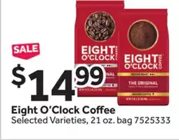 Stop&Shop Eight O'Clock Coffee offer