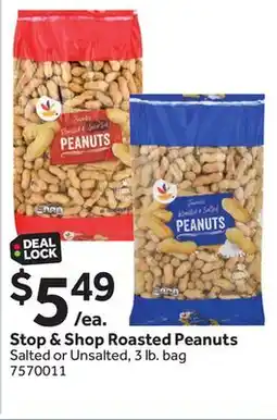 Stop&Shop Stop & Shop Roasted Peanuts offer