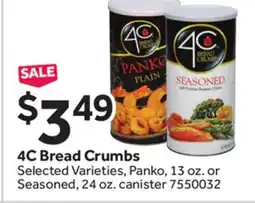 Stop&Shop 4C Bread Crumbs offer