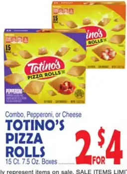 Bravo Supermarkets TOTINO'S PIZZA ROLLS offer