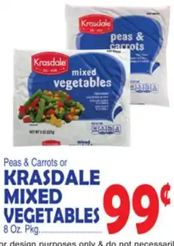 Bravo Supermarkets KRASDALE MIXED VEGETABLES offer