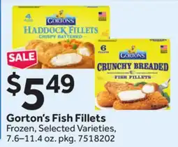 Stop&Shop Gorton's Fish Fillets offer