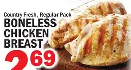 Bravo Supermarkets BONELESS CHICKEN BREAST offer