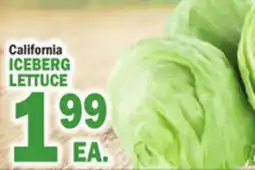 Bravo Supermarkets ICEBERG LETTUCE offer