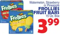 Bravo Supermarkets FROLLIES FRUIT BARS offer