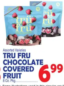 Bravo Supermarkets TRU FRU CHOCOLATE COVERED FRUIT offer