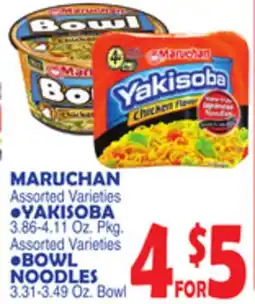 Bravo Supermarkets MARUCHAN offer
