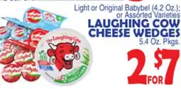 Bravo Supermarkets LAUGHING COW CHEESE WEDGES 5.4 Oz. Pkgs offer