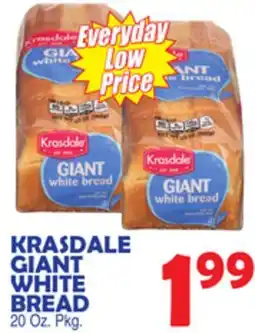 Bravo Supermarkets KRASDALE GIANT WHITE BREAD offer