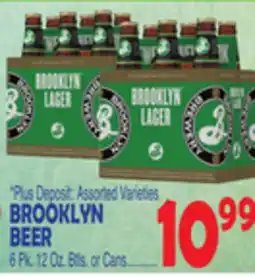 Bravo Supermarkets BROOKLYN BEER offer