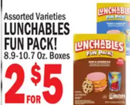 Bravo Supermarkets LUNCHABLES FUN PACK offer