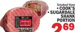 Bravo Supermarkets COOK'S, SUGARDALE SHANK PORTION offer
