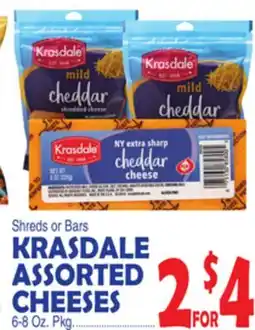 Bravo Supermarkets KRASDALE ASSORTED CHEESES offer