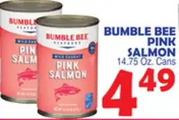 Bravo Supermarkets BUMBLE BEE PINK SALMON offer