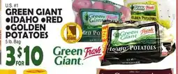 Bravo Supermarkets GREEN GIANT IDAHO, RED, GOLDEN POTATOES offer