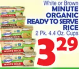 Bravo Supermarkets MINUTE ORGANIC READY TO SERVE RICE offer