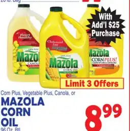 Bravo Supermarkets MAZOLA CORN OIL offer