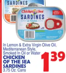 Bravo Supermarkets CHICKEN OF THE SEA SARDINES offer