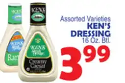 Bravo Supermarkets KEN'S DRESSING offer