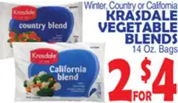 Bravo Supermarkets KRASDALE VEGETABLE BLENDS offer