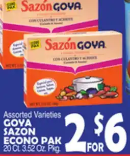 Bravo Supermarkets GOYA SAZON ECONO PAK offer