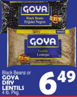 Bravo Supermarkets GOYA DRY LENTILS offer