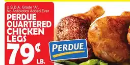 Bravo Supermarkets PERDUE QUARTERED CHICKEN LEGS offer