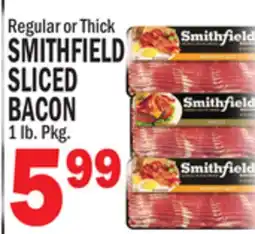 Bravo Supermarkets SMITHFIELD SLICED BACON offer