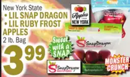 Bravo Supermarkets LIL SNAP DRAGON, LIL RUBY FROST APPLES offer