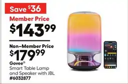 Lowe's Smart Table Lamp and Speaker with JBL offer