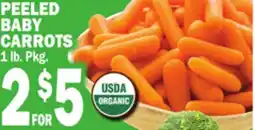 Bravo Supermarkets PEELED BABY CARROTS offer
