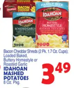 Bravo Supermarkets IDAHOAN MASHED POTATOES 8 Oz. Pkg offer