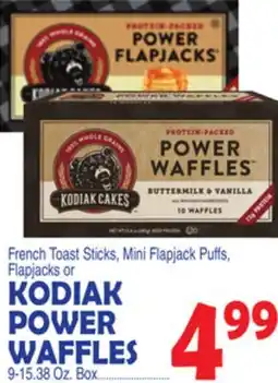 Bravo Supermarkets KODIAK POWER WAFFLES offer
