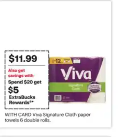 CVS Viva Signature Cloth paper towels offer