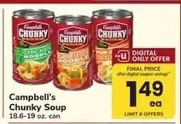Safeway Campbell's Chunky Soup offer