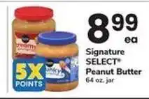 Safeway Signature Select Peanut Butter offer