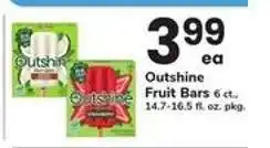Safeway Outshine Fruit Bars offer
