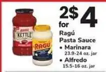 Safeway Ragú Pasta Sauce offer